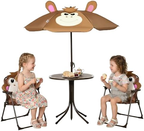 Kids Outdoor Umbrella Chair - 어린이용 테이블 및 의자 세트 피크닉