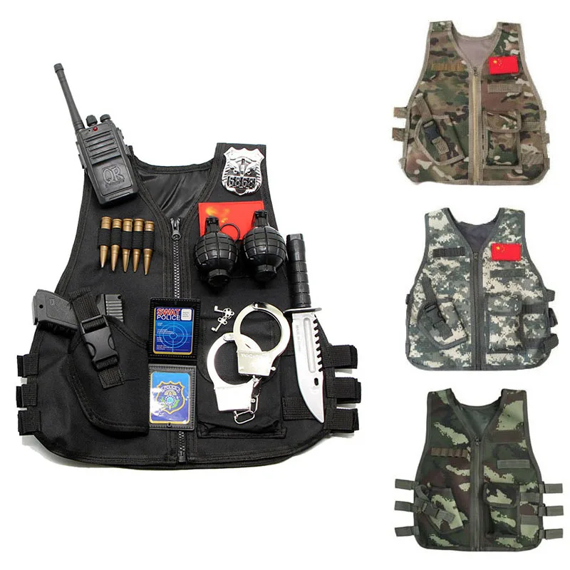 Kids Outdoor Vest - 야외 어린이 조끼 전술 소년 소녀