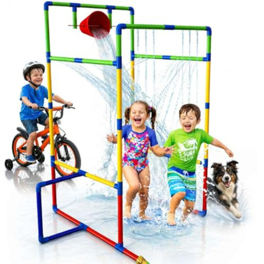 Kids Outdoor Park - 야외 마당 물놀이 공원 스프링클러 터널,