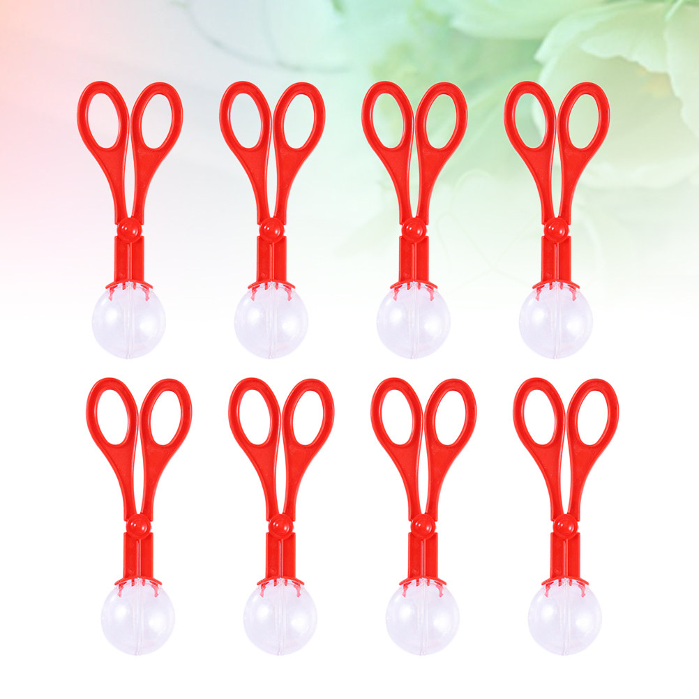 Kids Outdoor Tools - 8Pcs 곤충 잡기 클램프 가위 레드