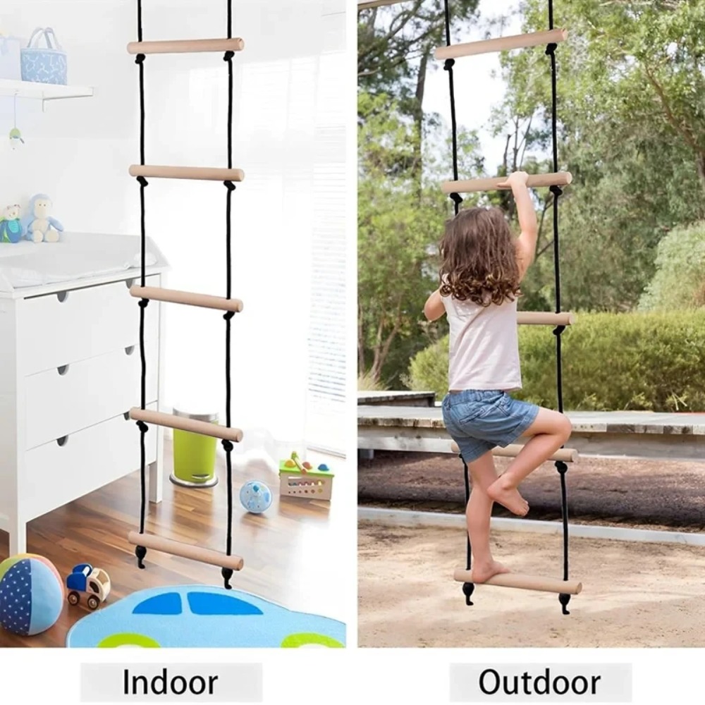 어린이용 로프 사다리 나무 그네 실내외 나무 놀이터 레 - Kids Outdoor Ladder 리뷰 및 가격