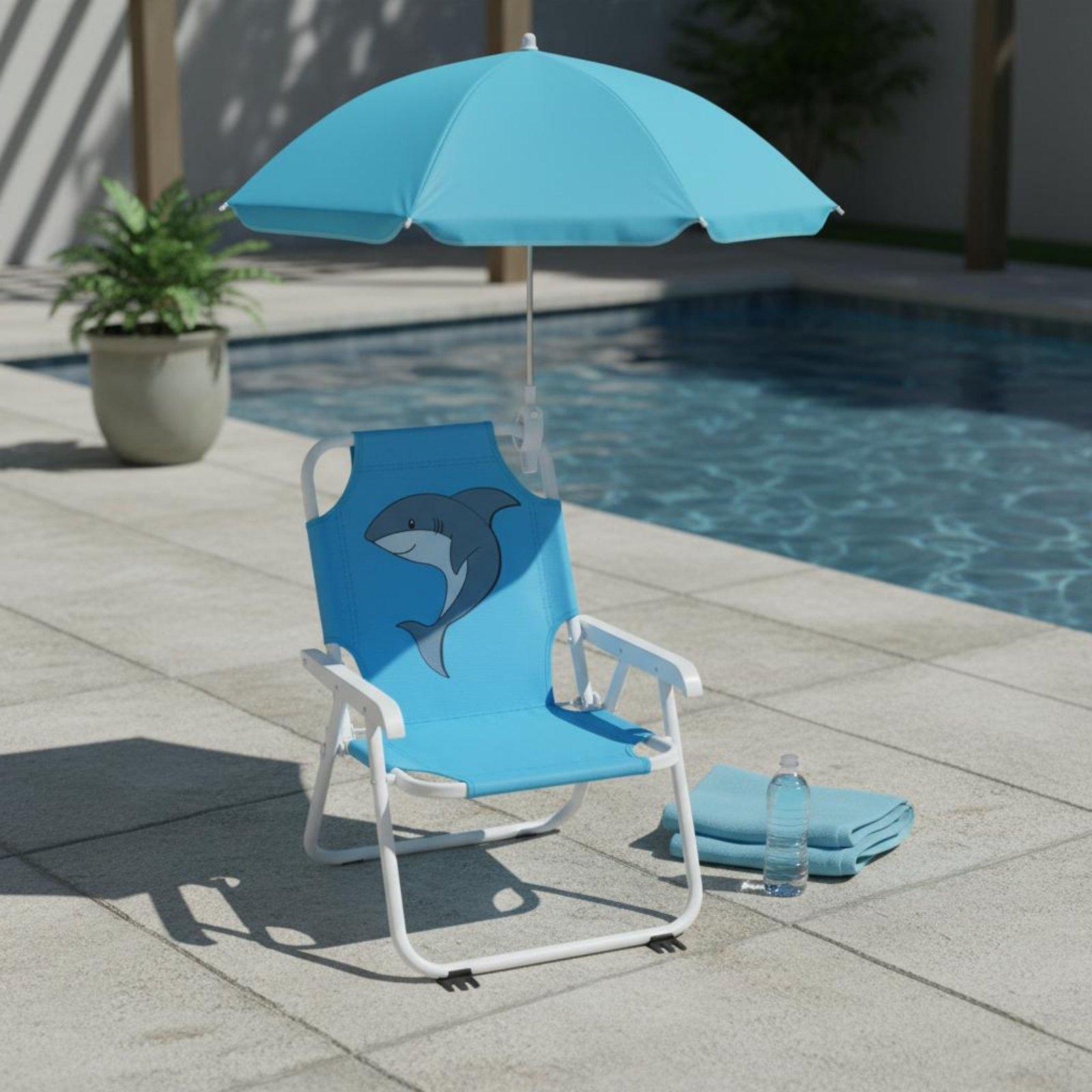 야외 어린이용 비치 의자, 햇빛 가리개 포함, 가벼운  - Kids Outdoor Umbrella Chair 리뷰 및 가격