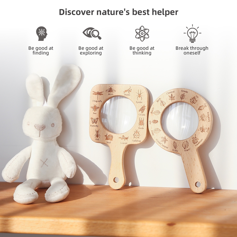 나무 돋보기 세트 동물 식물 탐험 야외 교육용 장난감  - Kids Outdoor Nature Toys 리뷰 및 가격