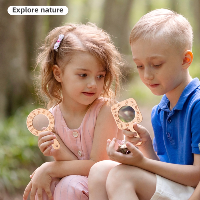나무 돋보기 세트 동물 식물 탐험 야외 교육용 장난감  - Kids Outdoor Nature Toys 리뷰 및 가격