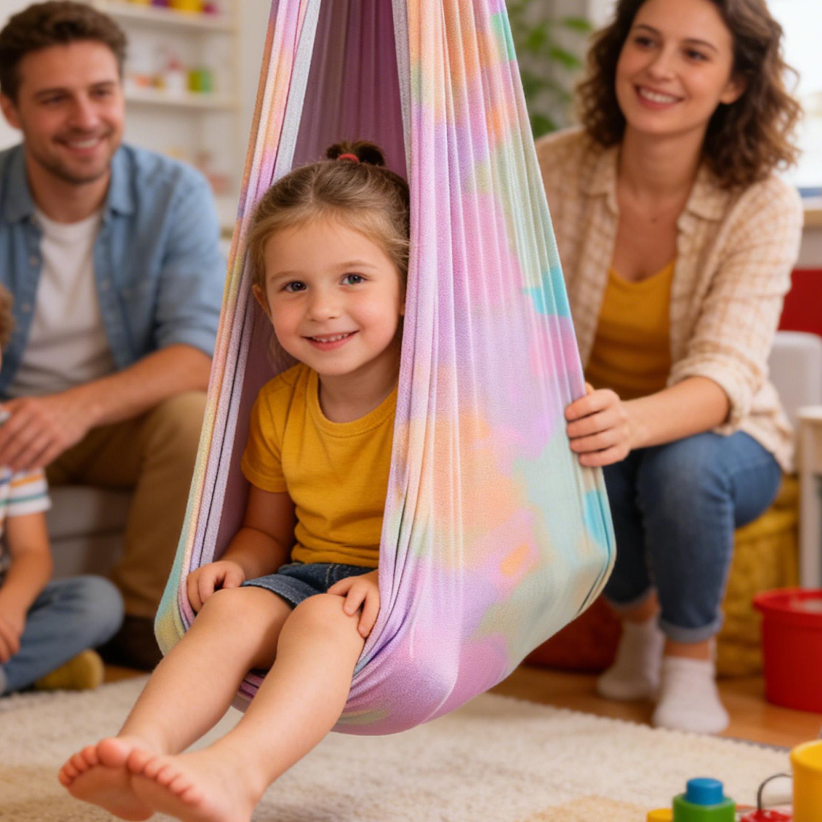 어린이용 스윙 강력한 내구성의 포옹 의자 요가 스윙,  - Kids Outdoor Hammock Swing 리뷰 및 가격