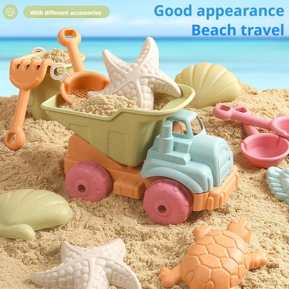 어린이를위한 7Pcs 해변 모래 장난감 세트 여름 야외 - Kids Outdoor Entertainment 리뷰 및 가격