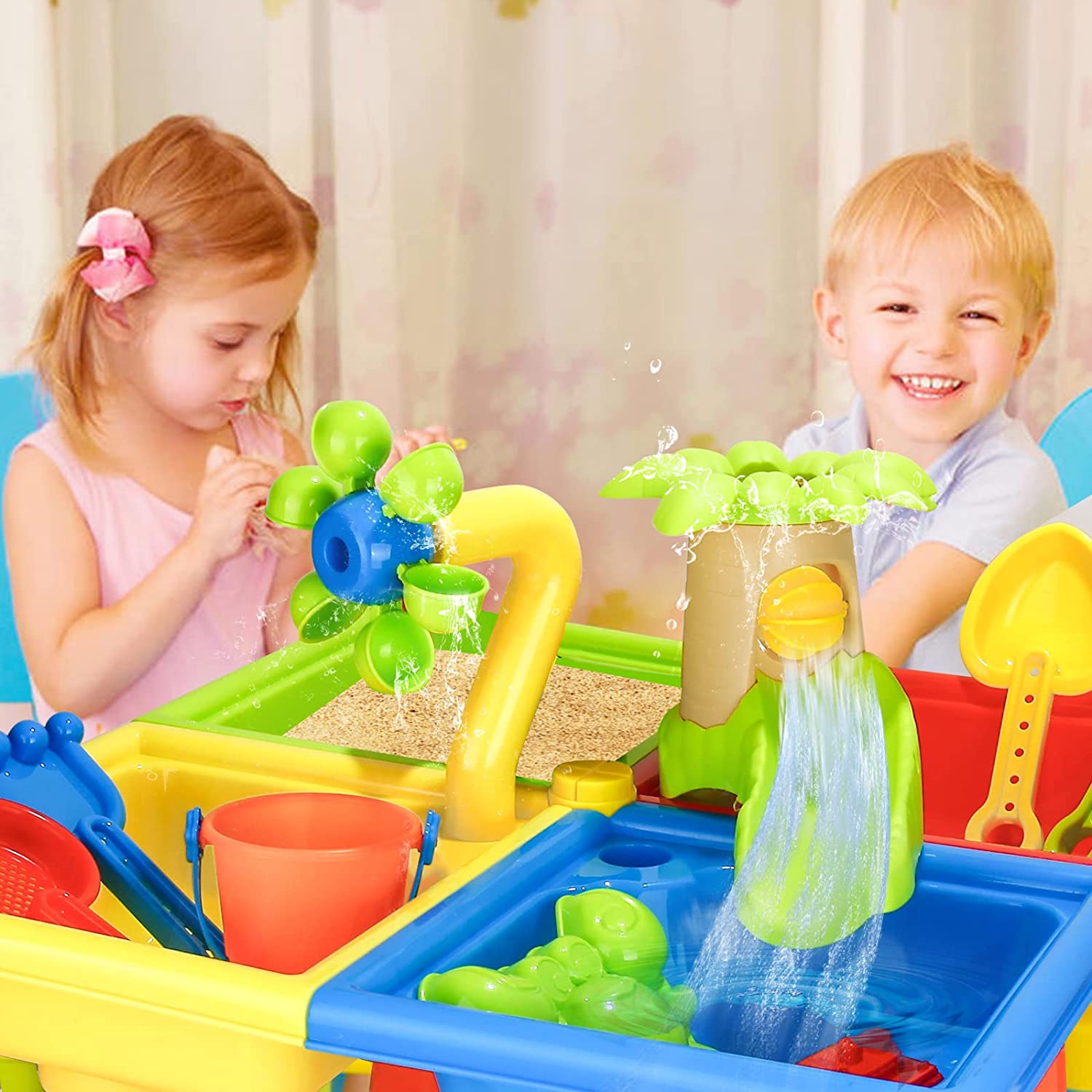 해변 테이블 모래 놀이 장난감, 어린이 야외 게임, 아 - Kids Outdoor Nature Toys 리뷰 및 가격