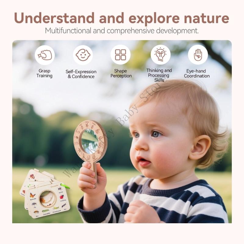 어린이 자연 관찰 세트 돋보기 나무 식물과 동물 어린이 - Kids Outdoor Nature Toys 리뷰 및 가격