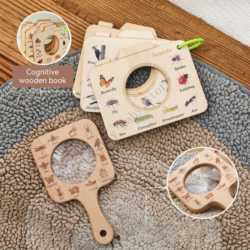 어린이 자연 관찰 세트 돋보기 나무 식물과 동물 어린이 - Kids Outdoor Nature Toys 리뷰 및 가격
