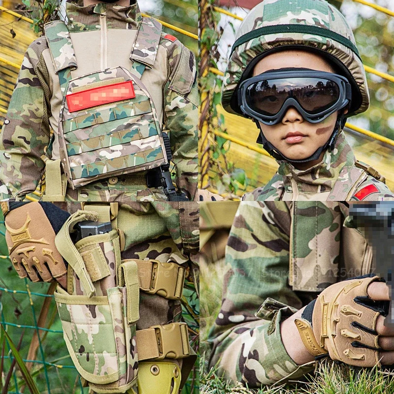 어린이 전술 위장복 특수 부대 전투복 어린이 야외 군사 - Kids Outdoor Vest 리뷰 및 가격