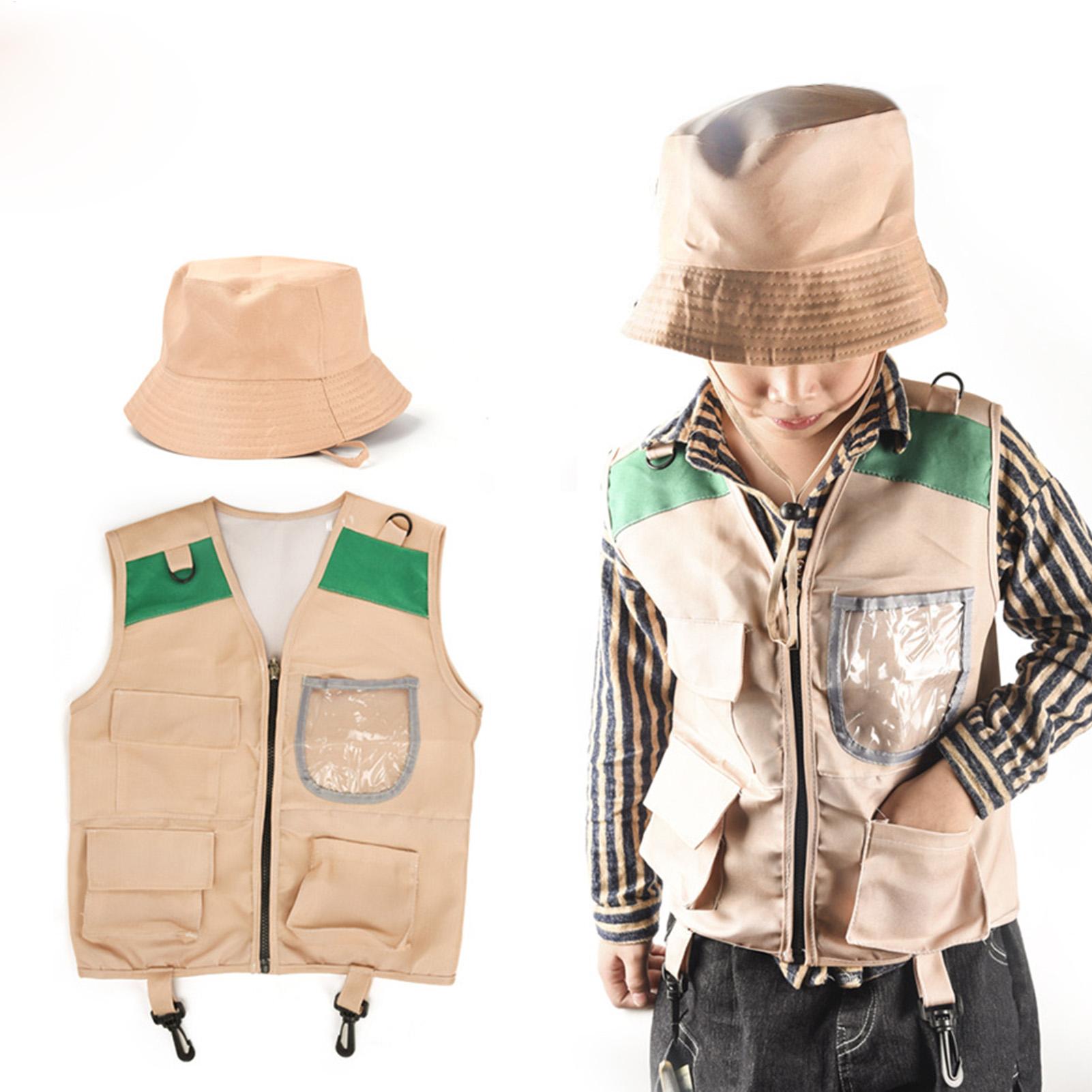 어린이 탐험가 모자 및 조끼 의상 세트 어린이 모험 역 - Kids Outdoor Adventure Kit 리뷰 및 가격