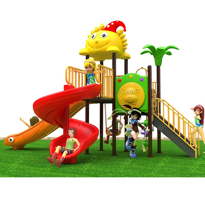 상업용 플라스틱 슬라이드 450x270x280cm 어린 - Kids Outdoor Park 리뷰 및 가격