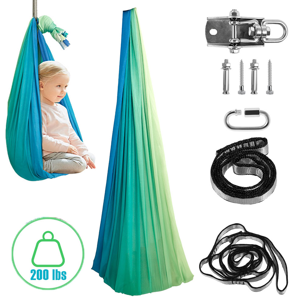 어린이 감각 그네 360도 더블 레이어 편안한 포옹 그 - Kids Outdoor Hammock Swing 리뷰 및 가격