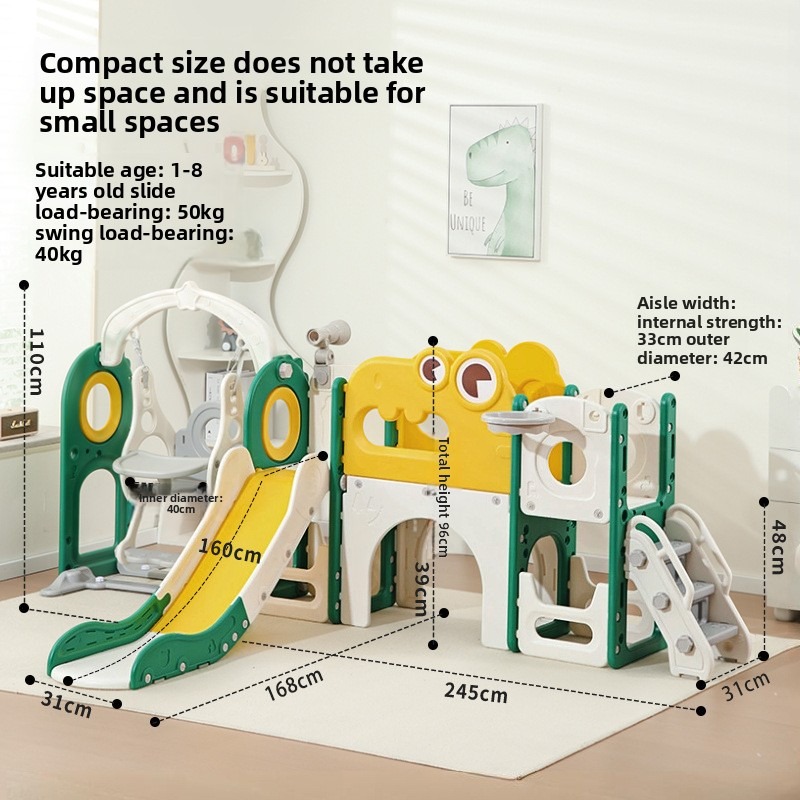 공룡 테마 실내외 어린이 놀이터 슬라이드 그네 등반 사 - Kids Outdoor Ladder 리뷰 및 가격