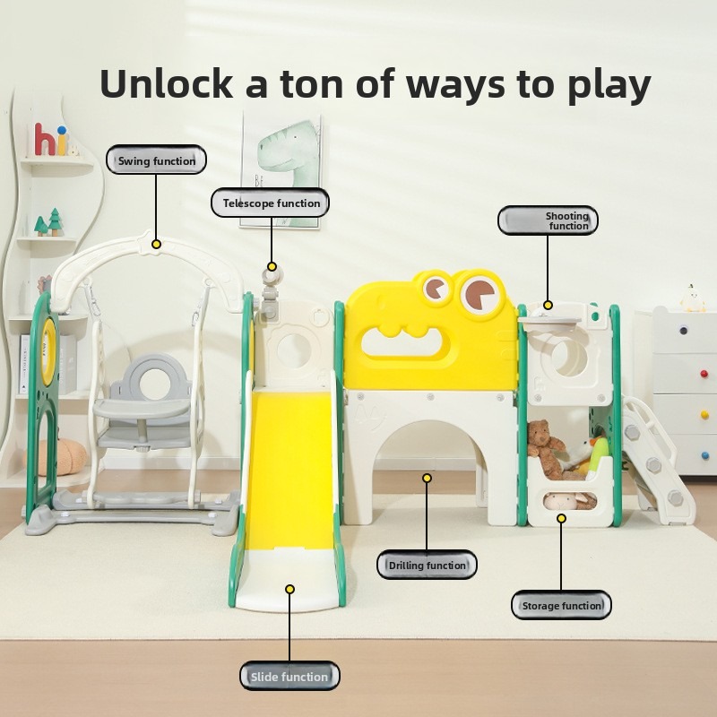 공룡 테마 실내외 어린이 놀이터 슬라이드 그네 등반 사 - Kids Outdoor Ladder 리뷰 및 가격
