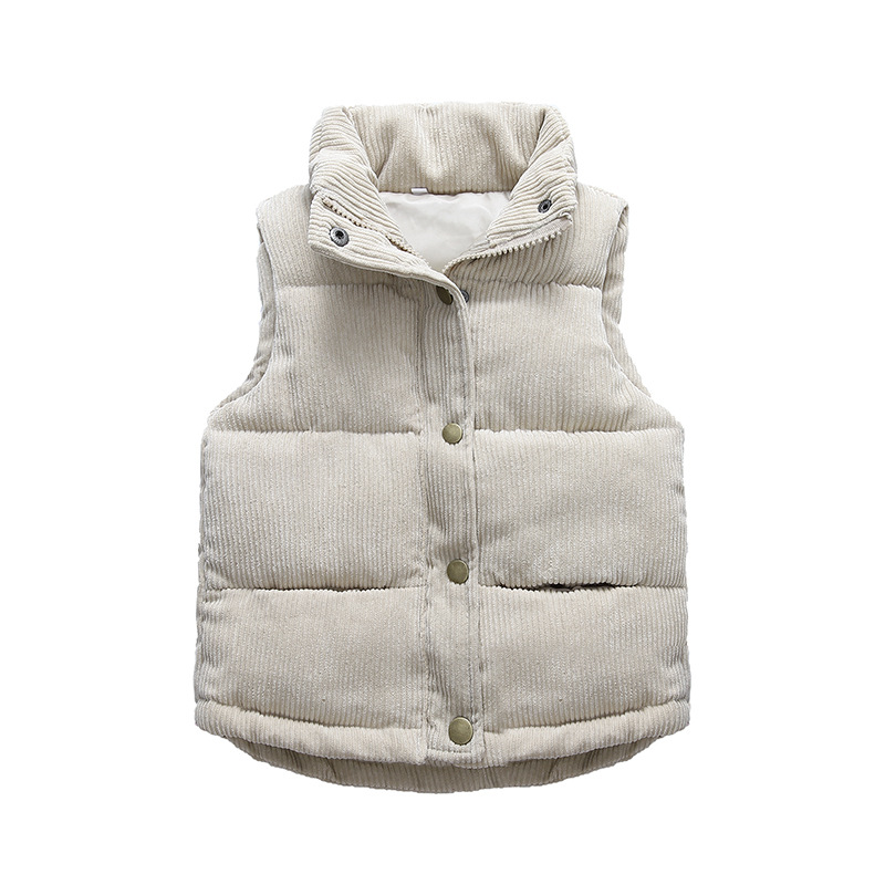 남아 여아 코듀로이 조끼, 두꺼운 따뜻한 재킷, 가을  - Kids Outdoor Vest 리뷰 및 가격