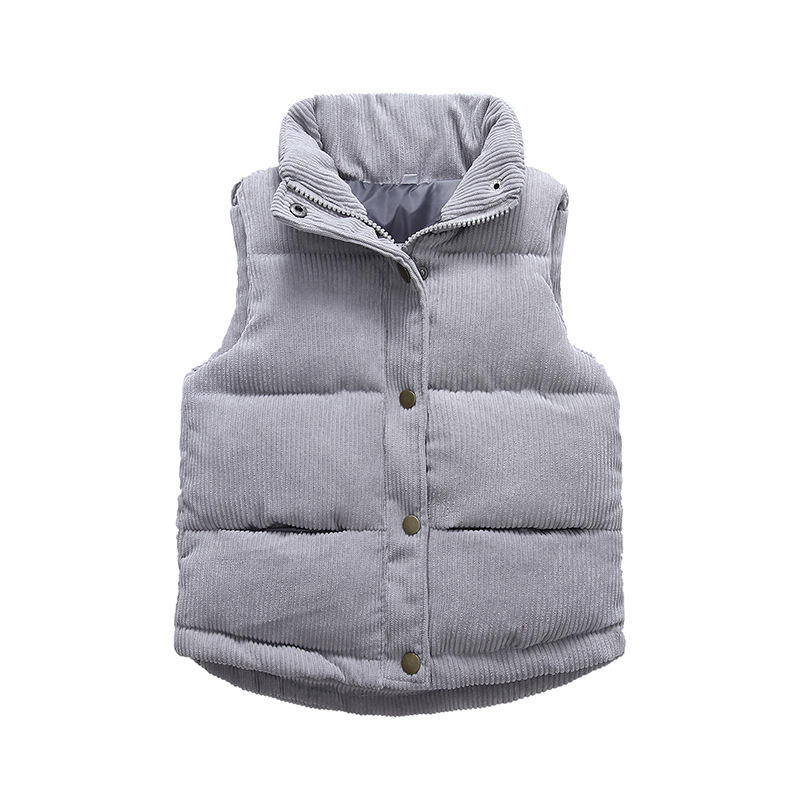 남아 여아 코듀로이 조끼, 두꺼운 따뜻한 재킷, 가을  - Kids Outdoor Vest 리뷰 및 가격