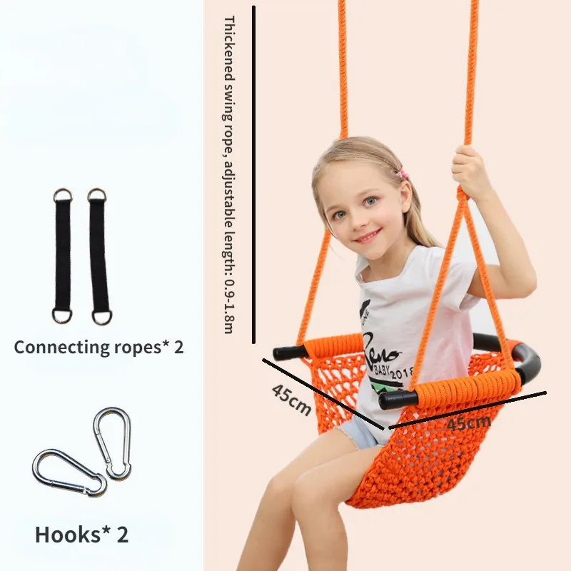 어린이 해먹 그네 손으로 짠 놀이터 실내 장난감 마당  - Kids Outdoor Hammock Swing 리뷰 및 가격