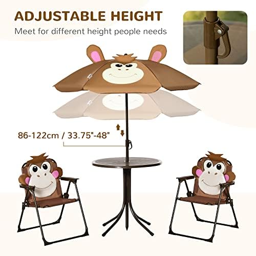 어린이용 테이블 및 의자 세트 피크닉 테이블 우산 브라 - Kids Outdoor Umbrella Chair 리뷰 및 가격