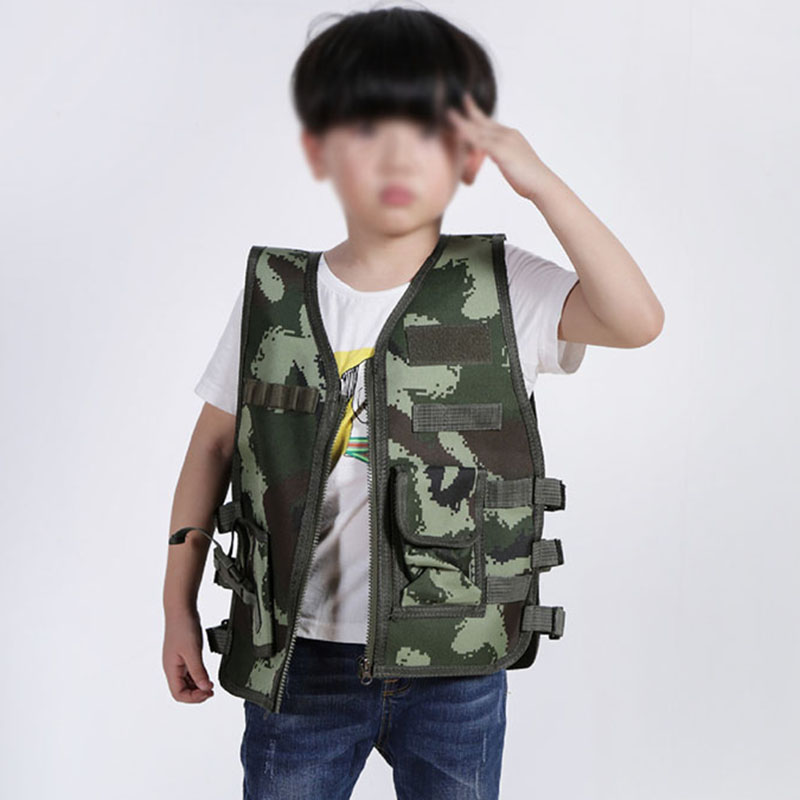야외 어린이 조끼 전술 소년 소녀 위장 CS 게임 조끼 - Kids Outdoor Vest 리뷰 및 가격