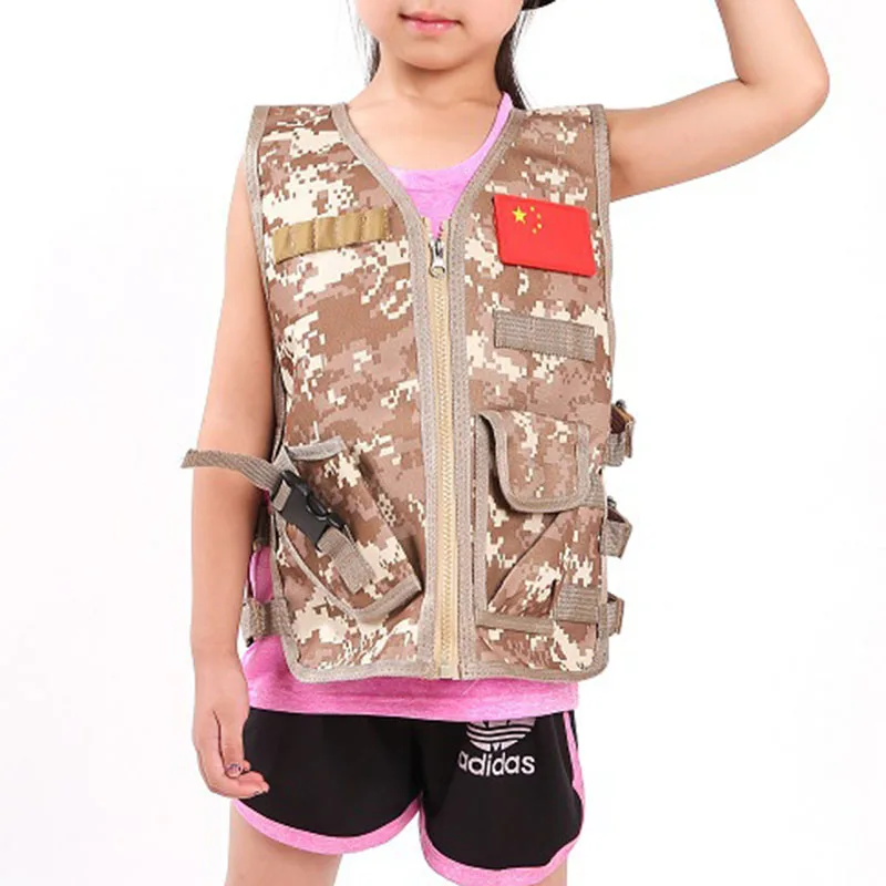 야외 어린이 조끼 전술 소년 소녀 위장 CS 게임 조끼 - Kids Outdoor Vest 리뷰 및 가격