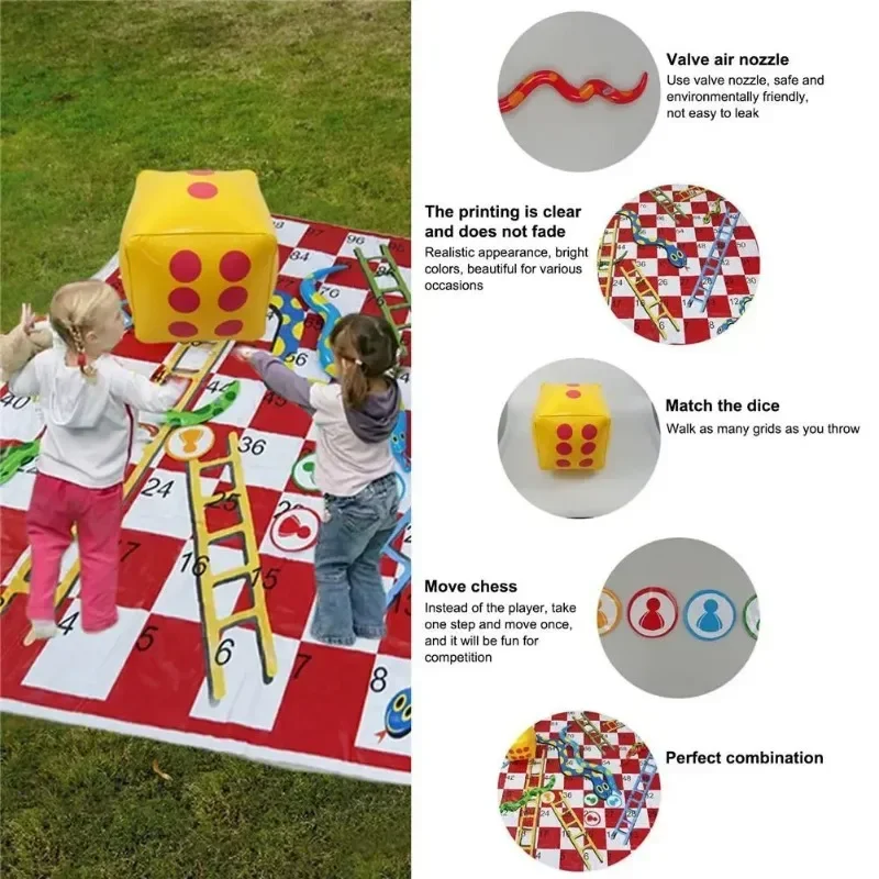방수 뱀 사다리 게임 매트 어린이를위한 휴대용 플레이  - Kids Outdoor Ladder 리뷰 및 가격