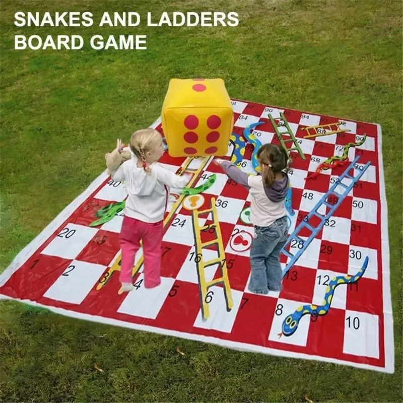 방수 뱀 사다리 게임 매트 어린이를위한 휴대용 플레이  - Kids Outdoor Ladder 리뷰 및 가격