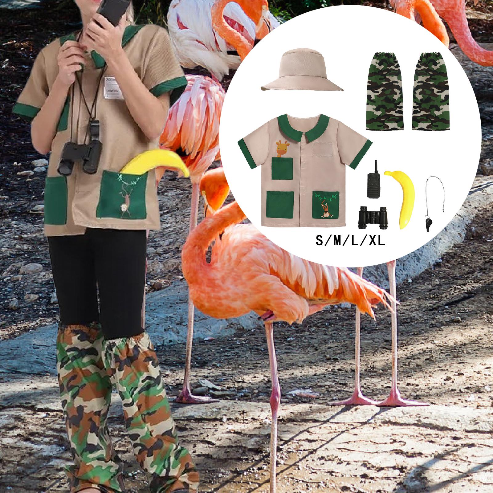 어린이 탐험가 의상 세트 호루라기 망원경 동물원 야외  - Kids Outdoor Adventure Kit 리뷰 및 가격