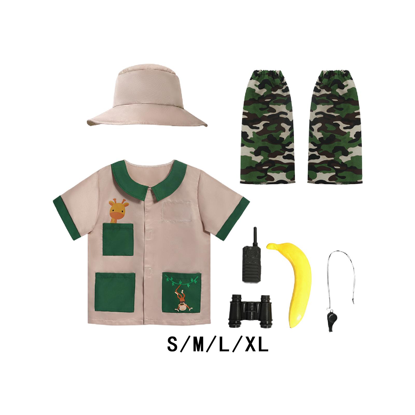 어린이 탐험가 의상 세트 호루라기 망원경 동물원 야외  - Kids Outdoor Adventure Kit 리뷰 및 가격