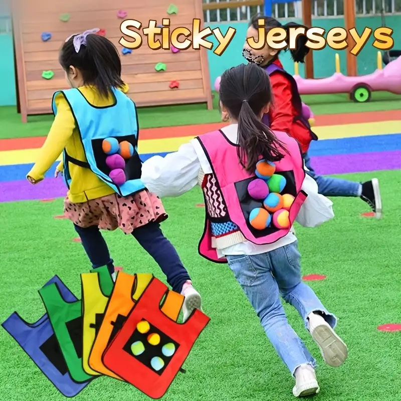 야외 스포츠 게임 소품 조끼 스티키 저지 조끼 게임 조 - Kids Outdoor Vest 리뷰 및 가격
