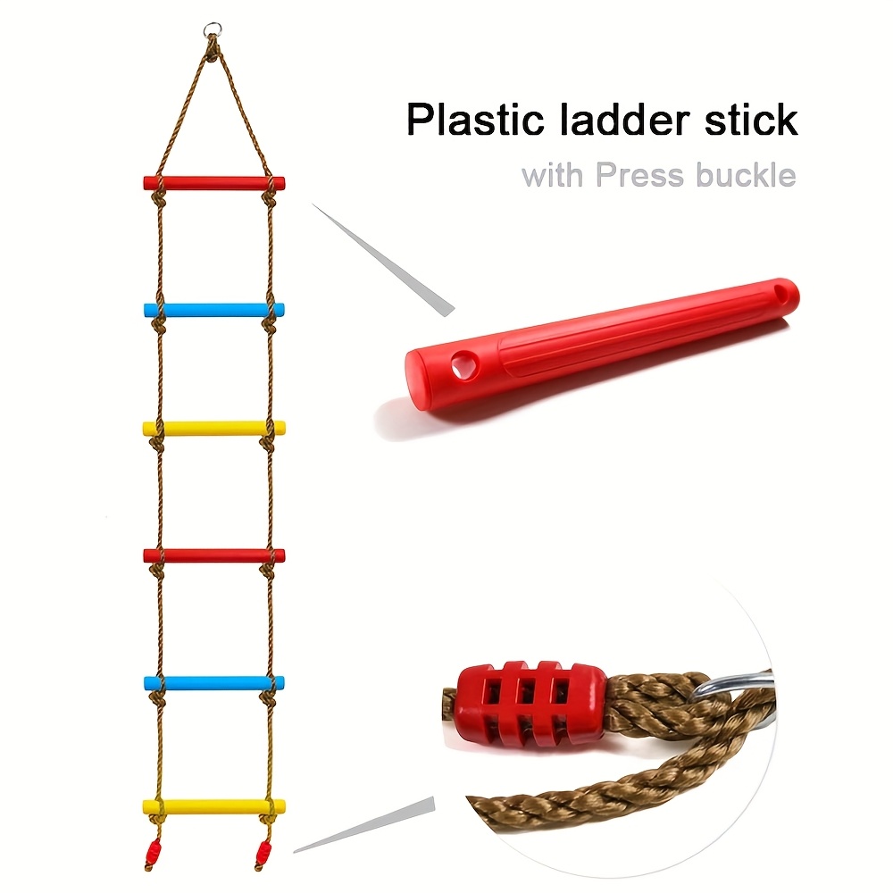 1pc 다채로운 어린이 등반 사다리 스윙 내구성 PE  - Kids Outdoor Ladder 리뷰 및 가격