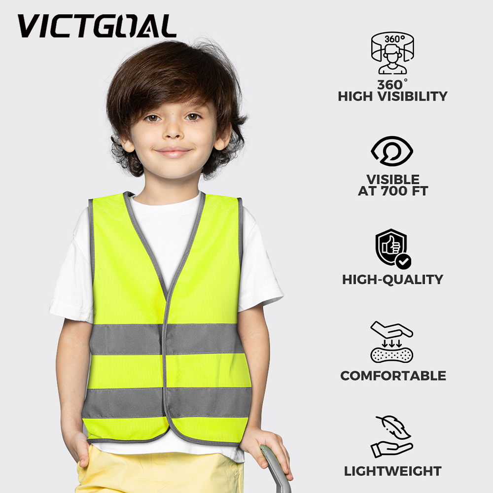 어린이 안전 조끼 어린이를위한 반사 의류 훈련 스포츠  - Kids Outdoor Vest 리뷰 및 가격