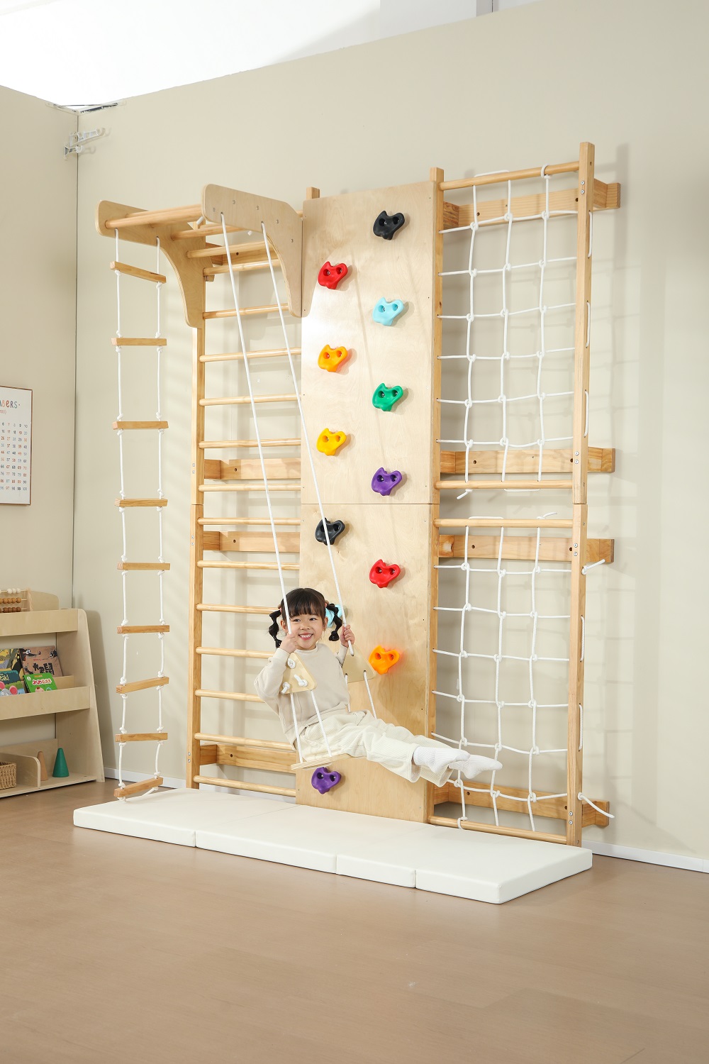 실내용 원숭이 바, 어린이용 나무 클라이밍 프레임, 실 - Kids Outdoor Ladder 리뷰 및 가격