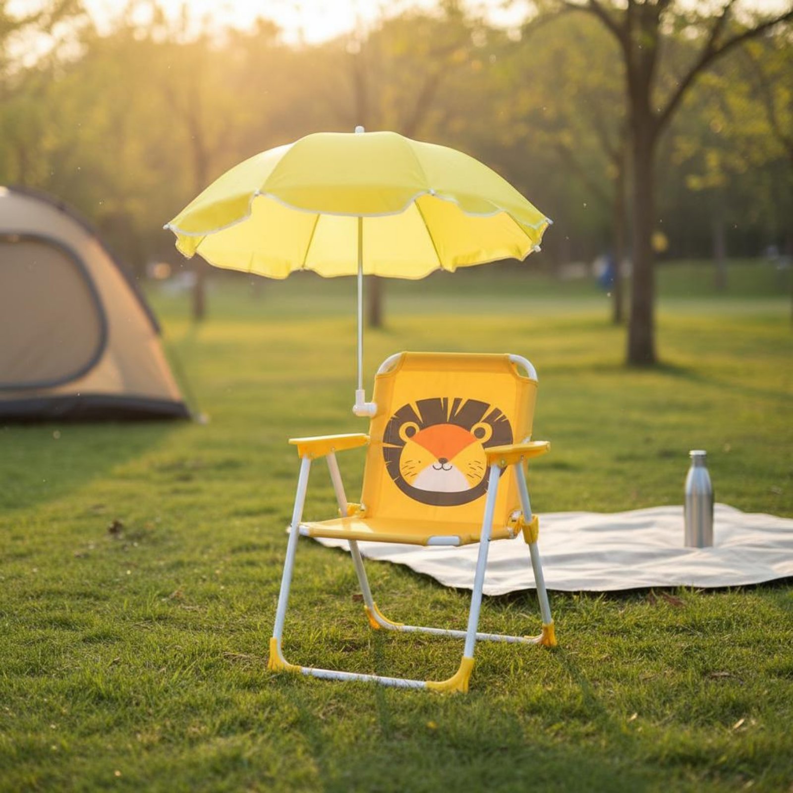 어린이용 휴대용 의자, 차양막 포함, 가벼운 아동용 비 - Kids Outdoor Umbrella Chair 리뷰 및 가격